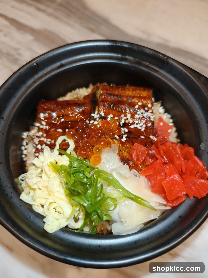 Eel Rice Bowl with Toppings
