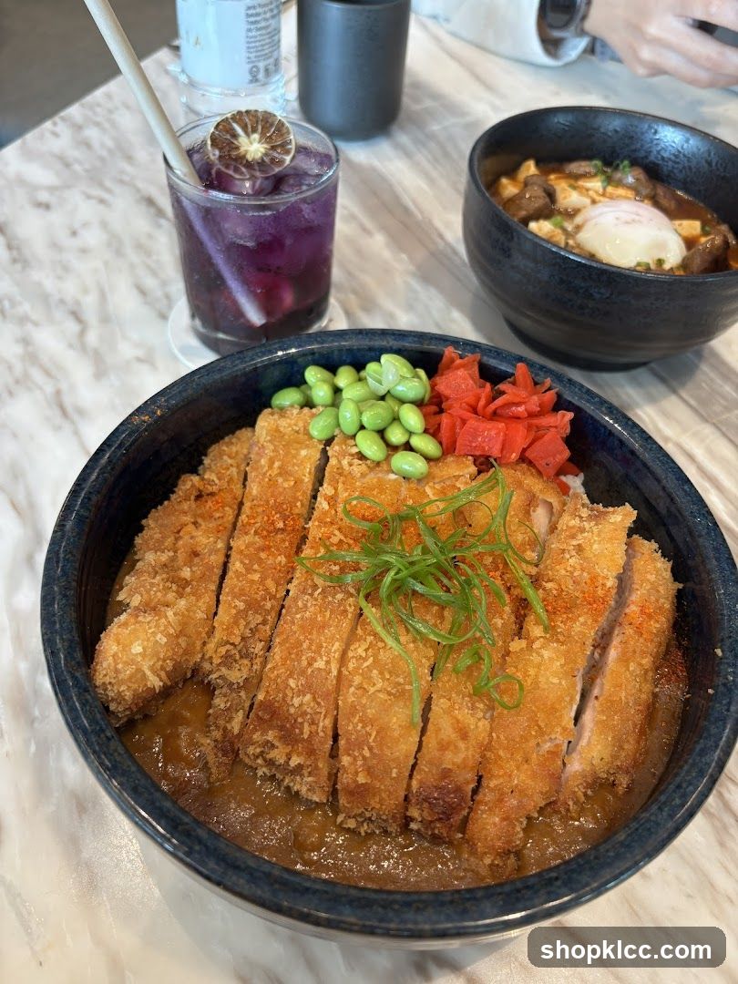 Katsu Don and Side Dishes