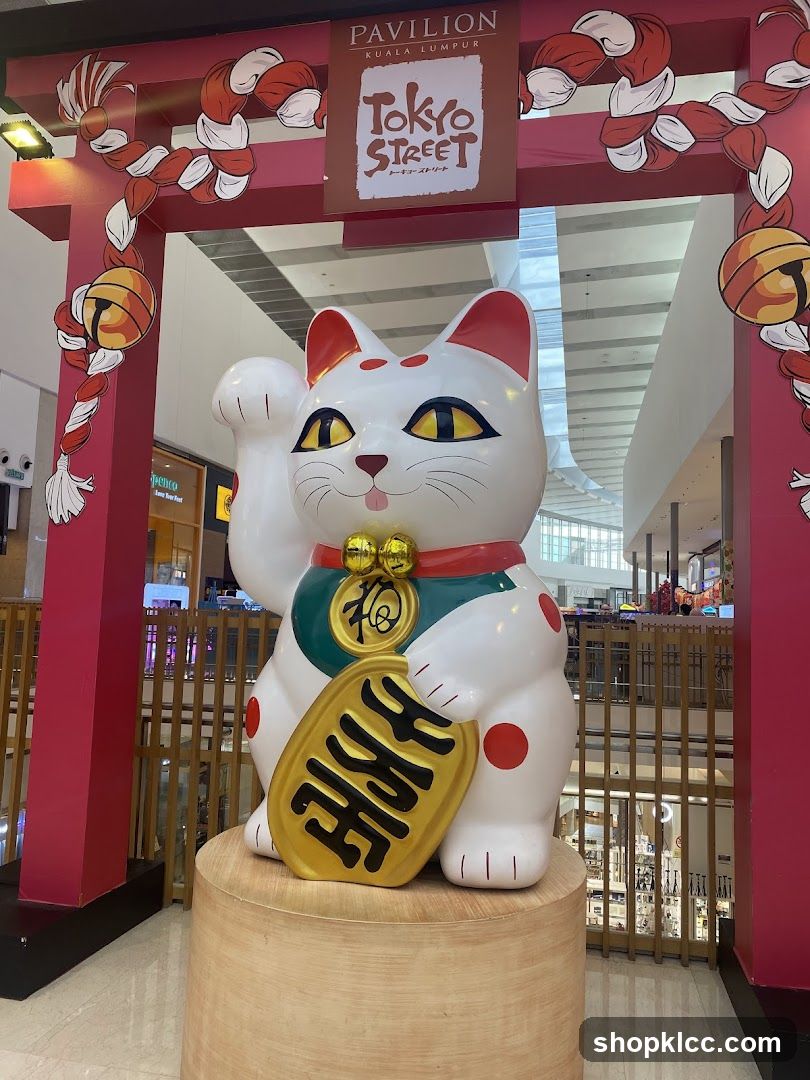 Tokyo Street Lucky Cat Statue