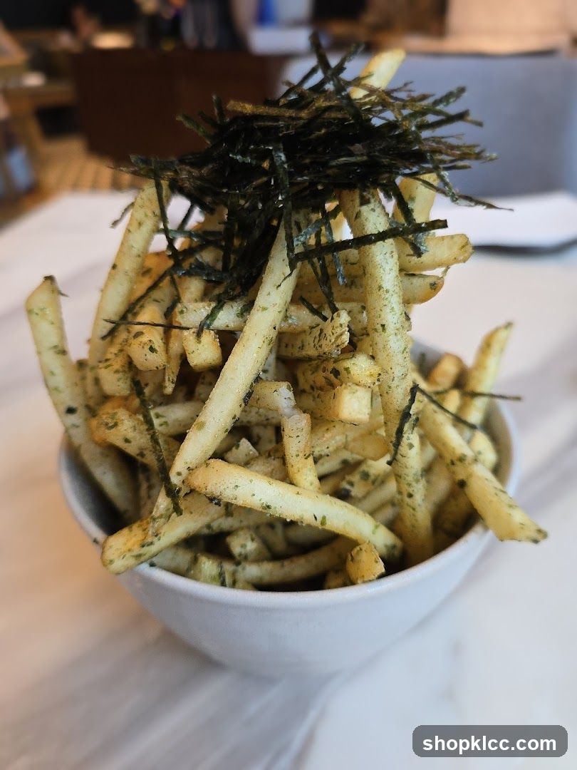 Seaweed Topped Fries