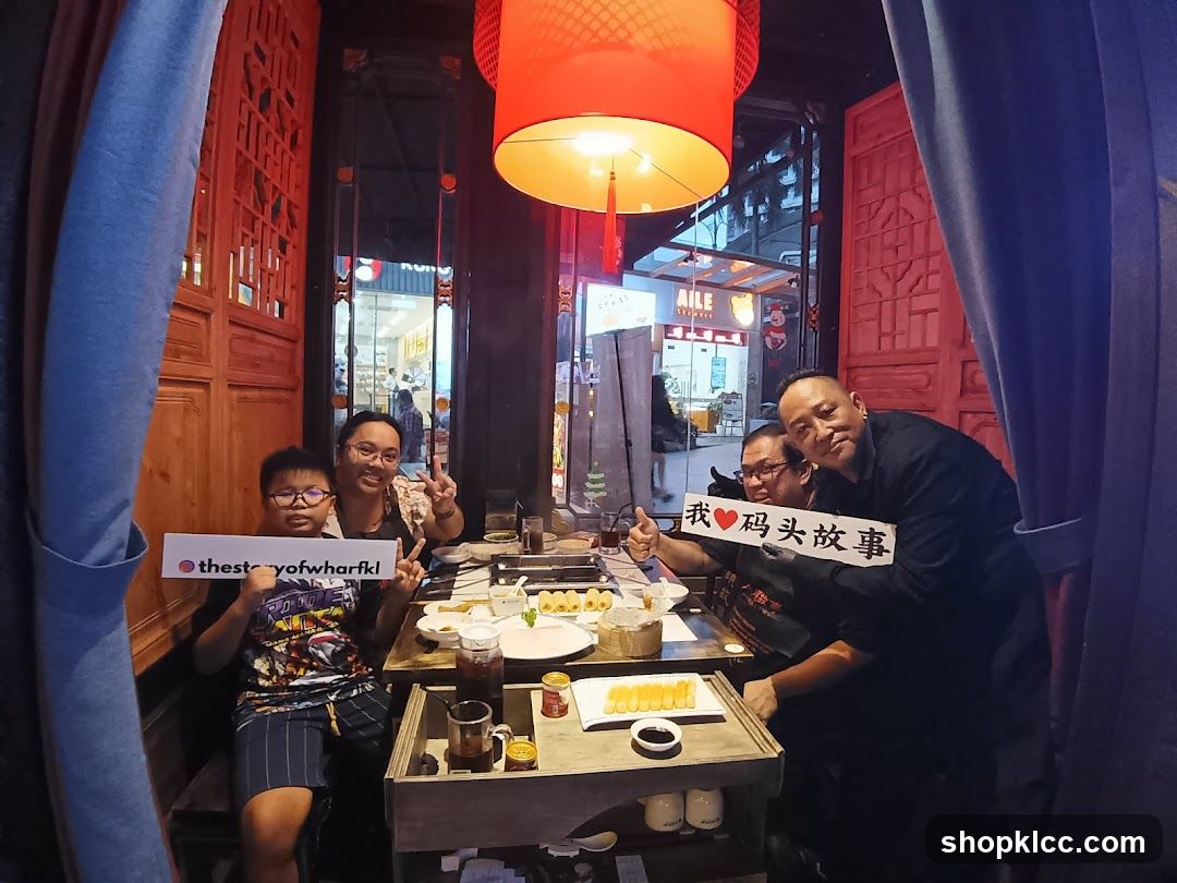 People dining at a restaurant