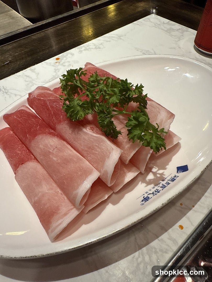 Rolled Sliced Meat with Garnish