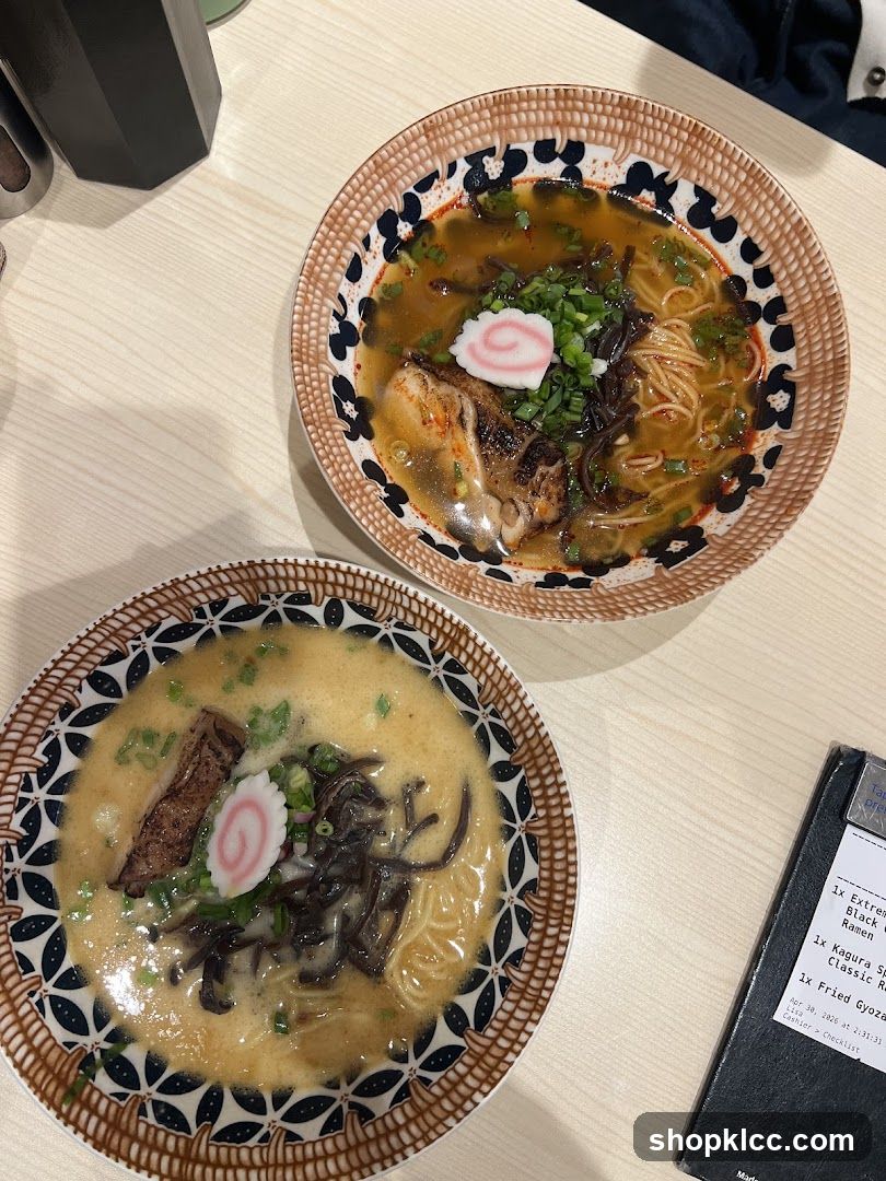 Ramen Bowls on Table