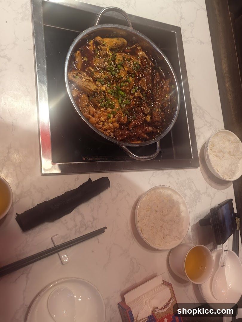 Spicy Fish Dish with Rice