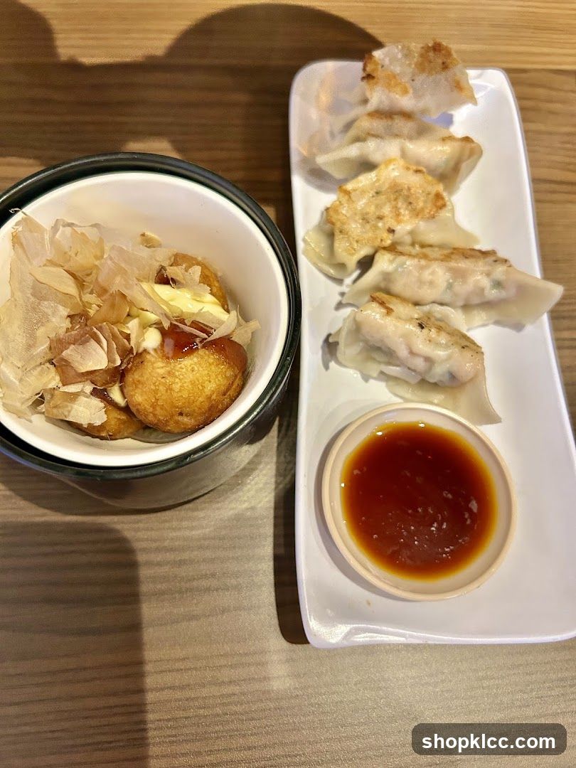 Dumpling and Side Dish Meal