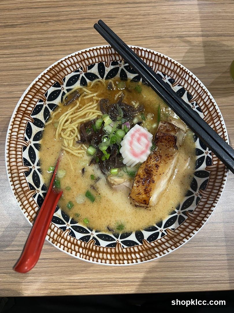 Ramen Bowl with Chopsticks and Spoon