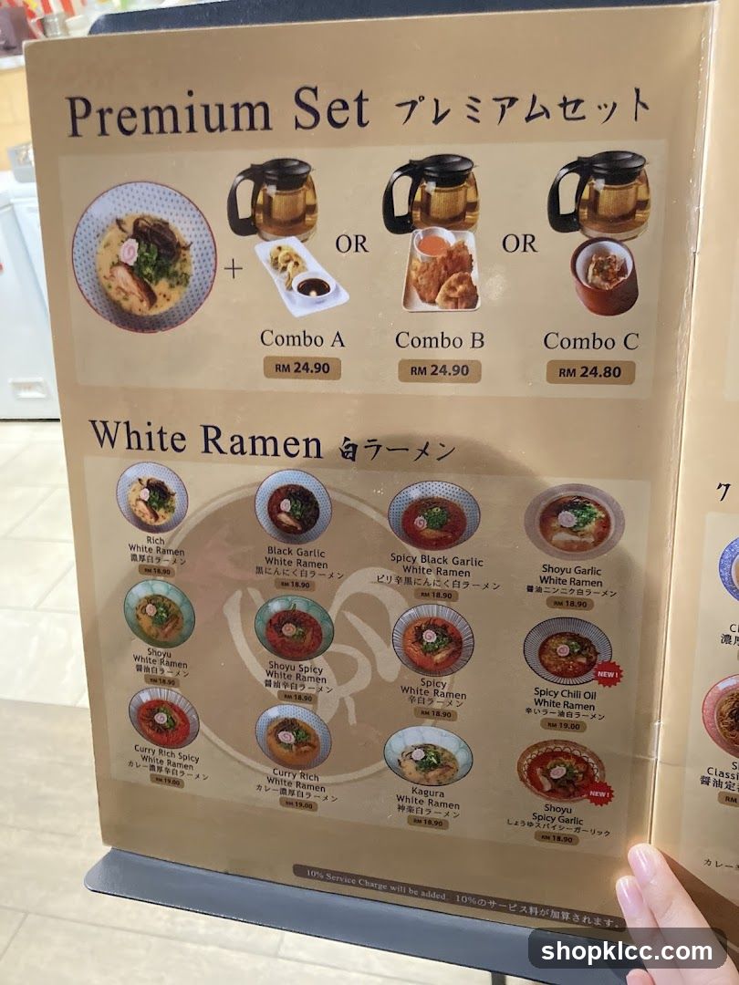 Ramen Menu Board