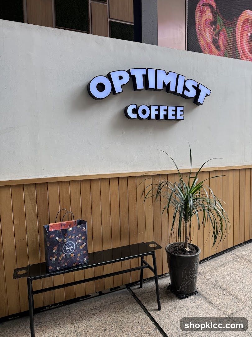 Optimist Coffee Signage