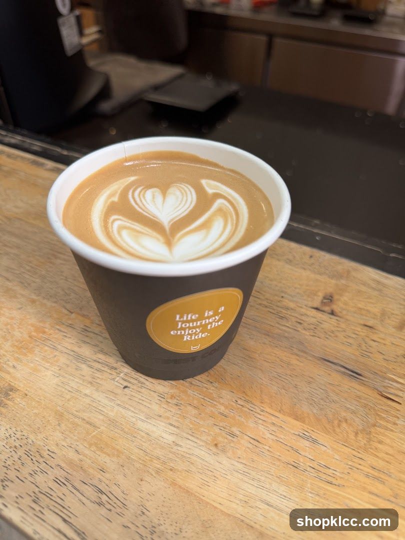 Latte Art Coffee Cup