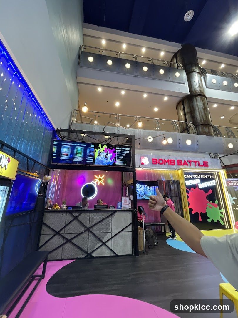 Bomb Battle Arcade Interior