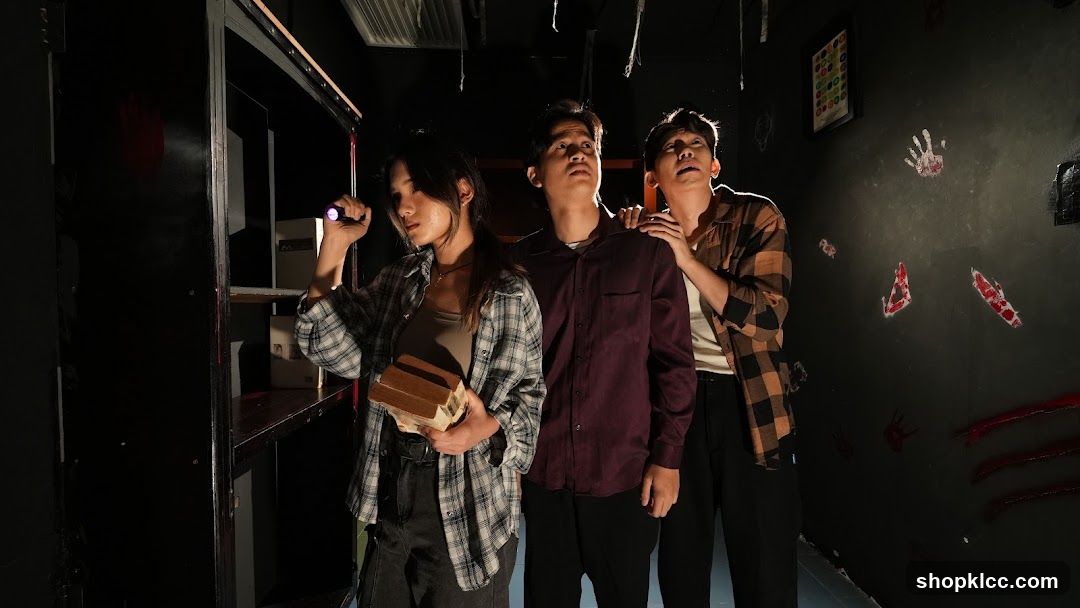 Horror Scene with Three Characters