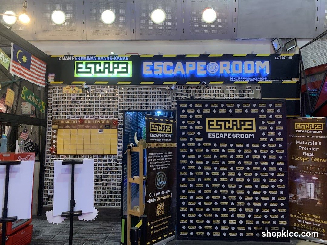 Escape Room Booth at Taman Permainan Kanak-Kanak