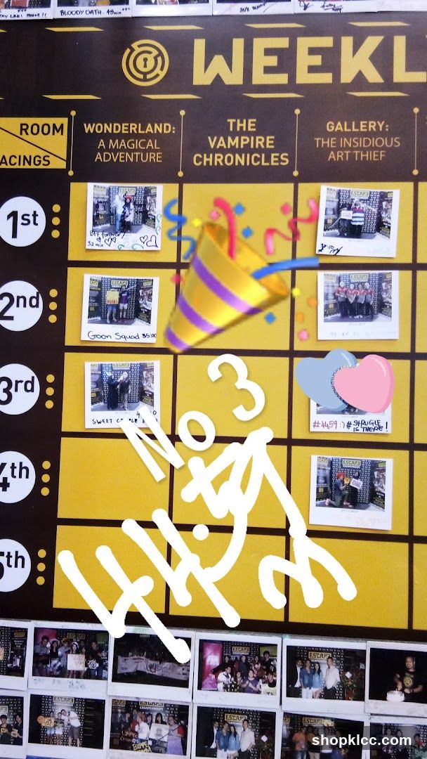 Weekly Event Schedule Board