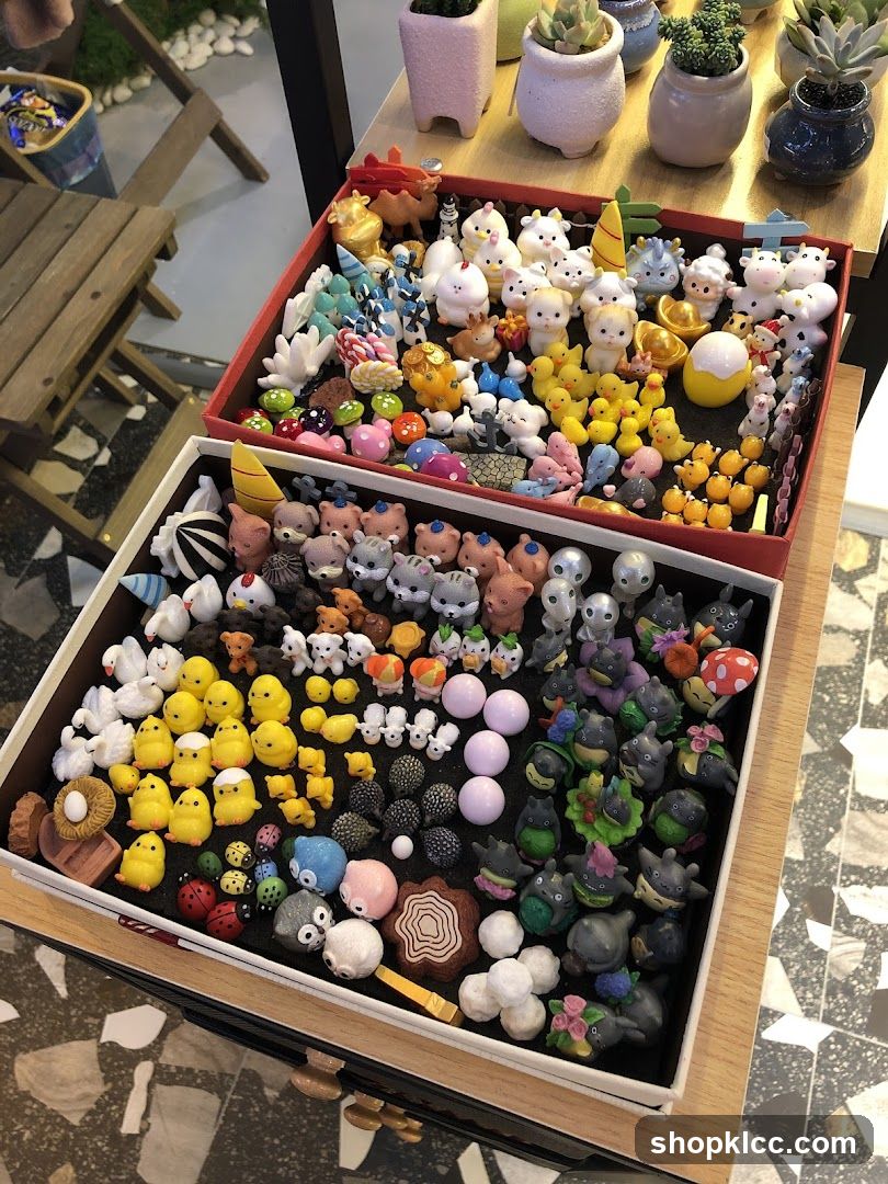 Miniature Toy Collection Display