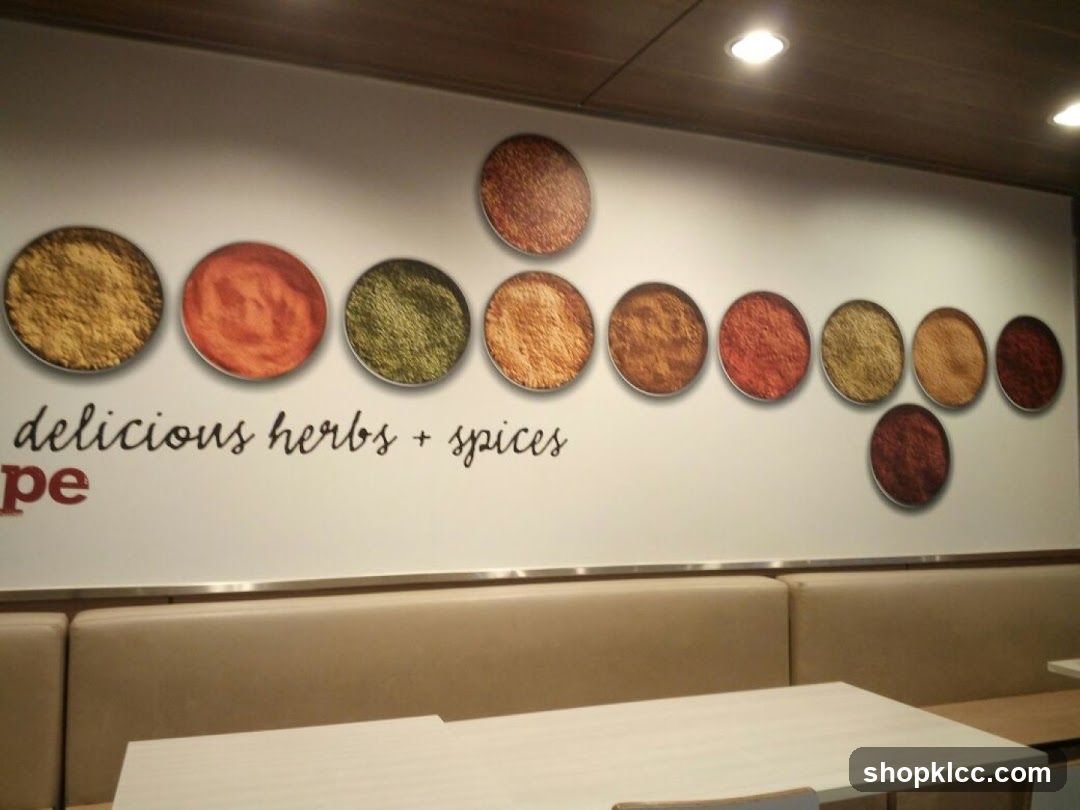 Spices Wall Display