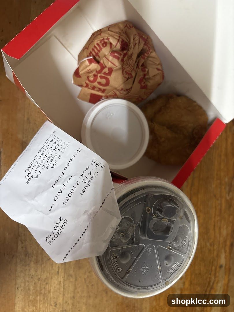Fast Food Meal in Box
