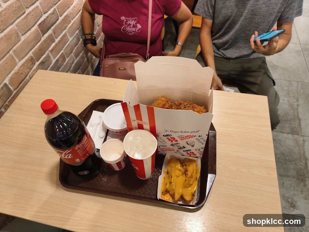 Fast Food Meal Tray