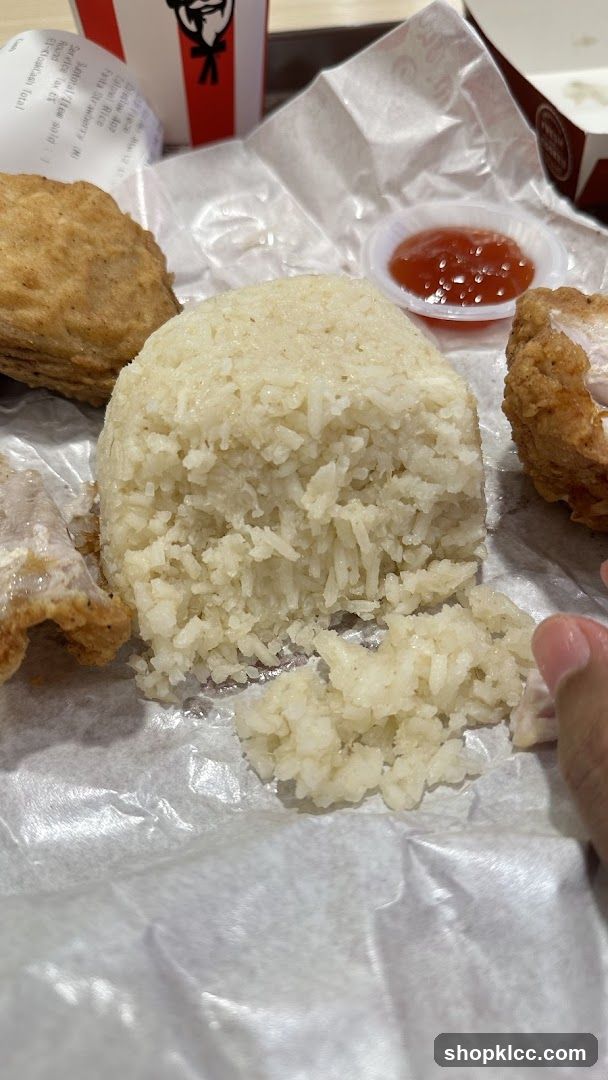 KFC Meal with Rice Ball