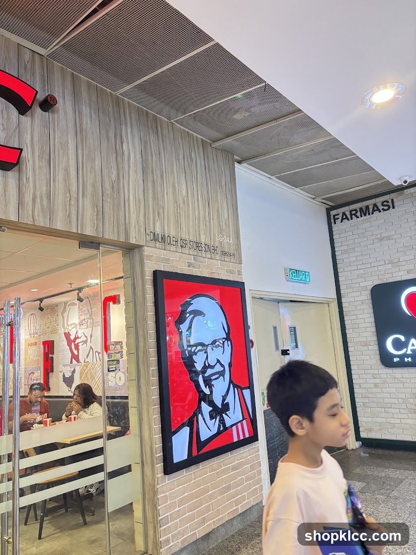 KFC Store Interior and Exterior View