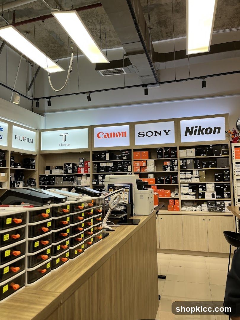 Camera Store Interior