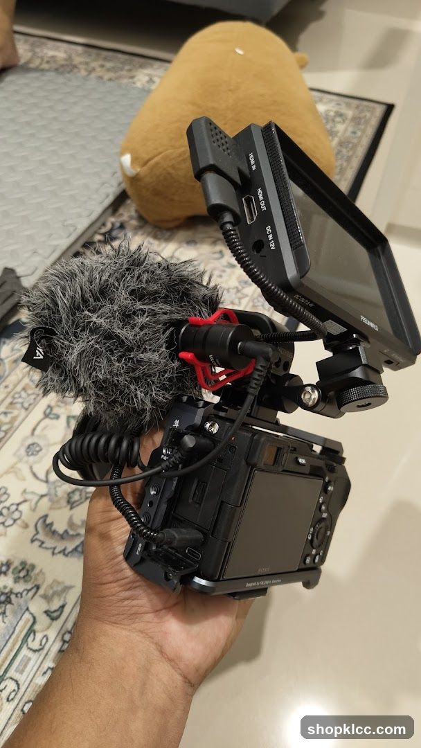 Camera Setup with Accessories
