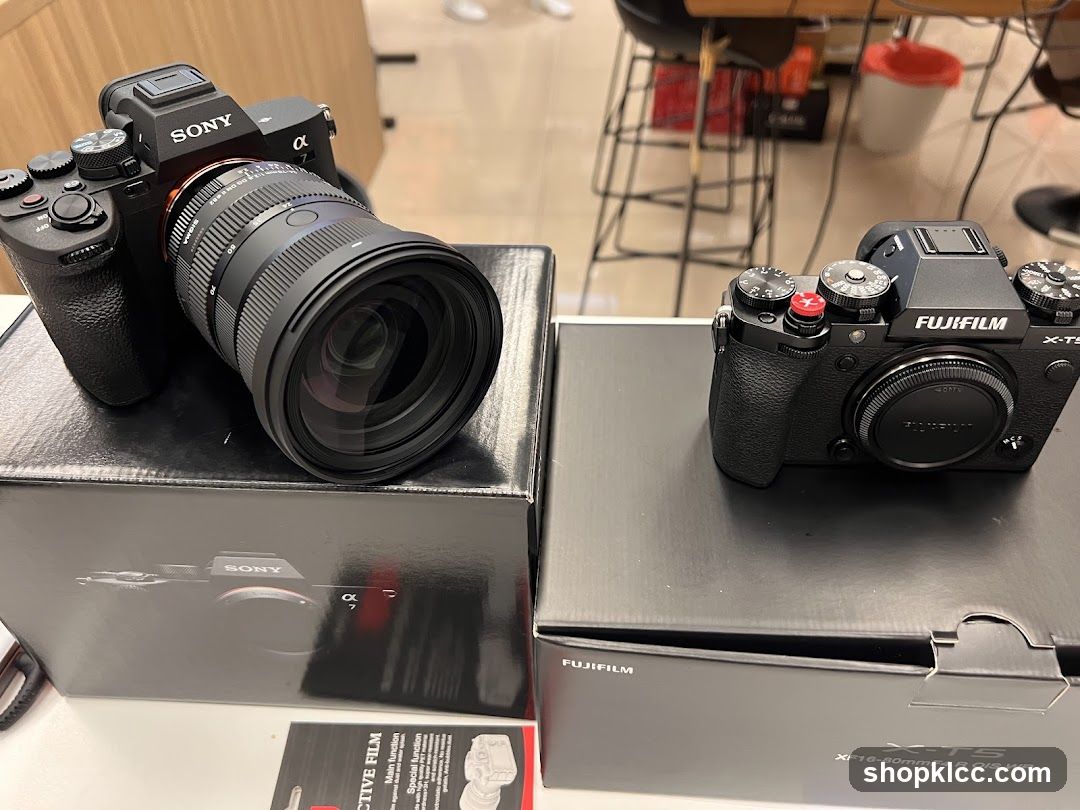 Camera Comparison Display