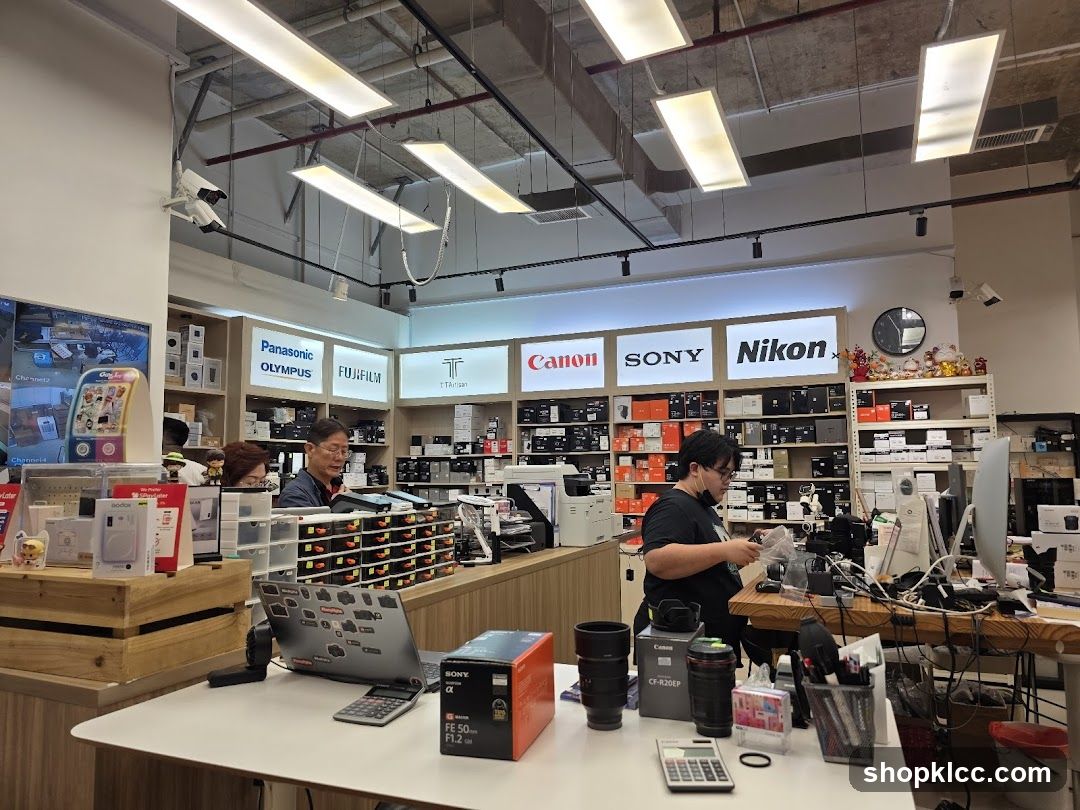 Electronics Store Interior