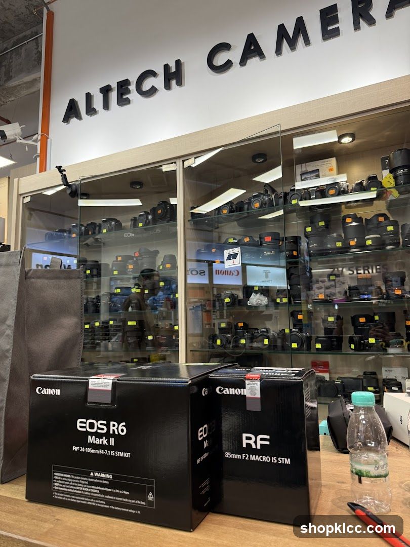 Camera Store Interior Display