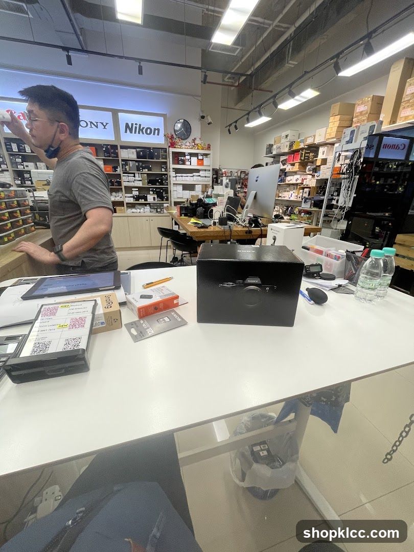 Electronics Store Interior