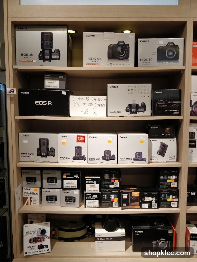 Canon Camera Display Shelf