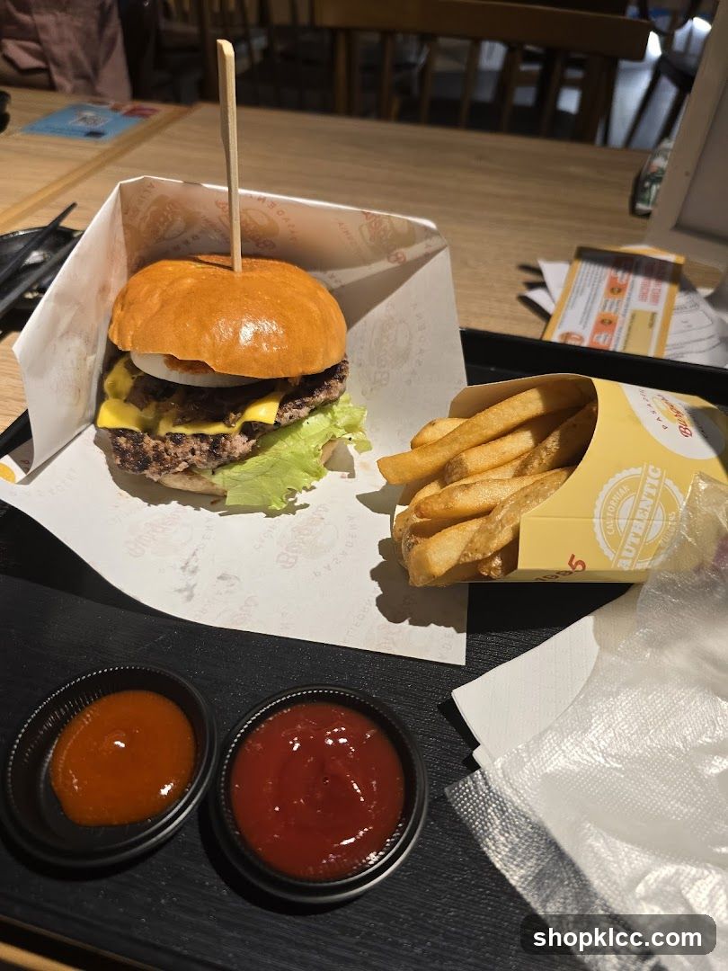 Burger and Fries