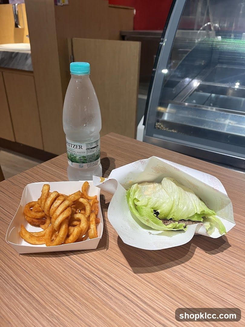 Burger and Fries
