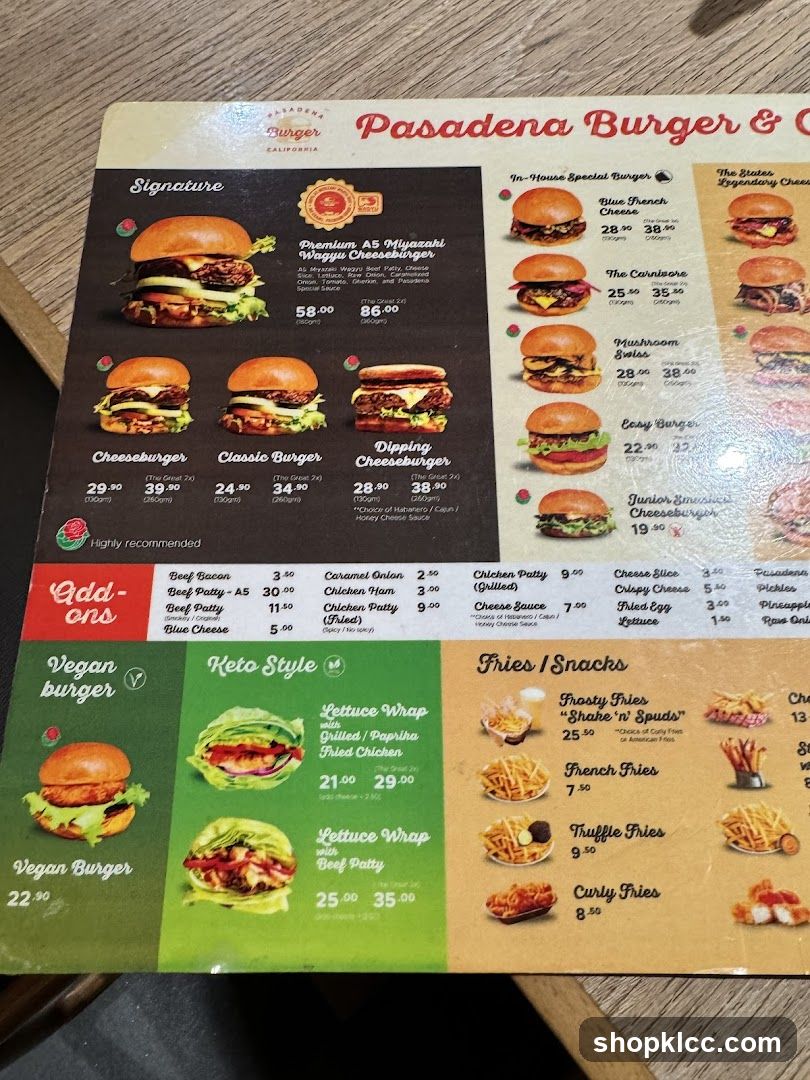 Pasadena Burger & California