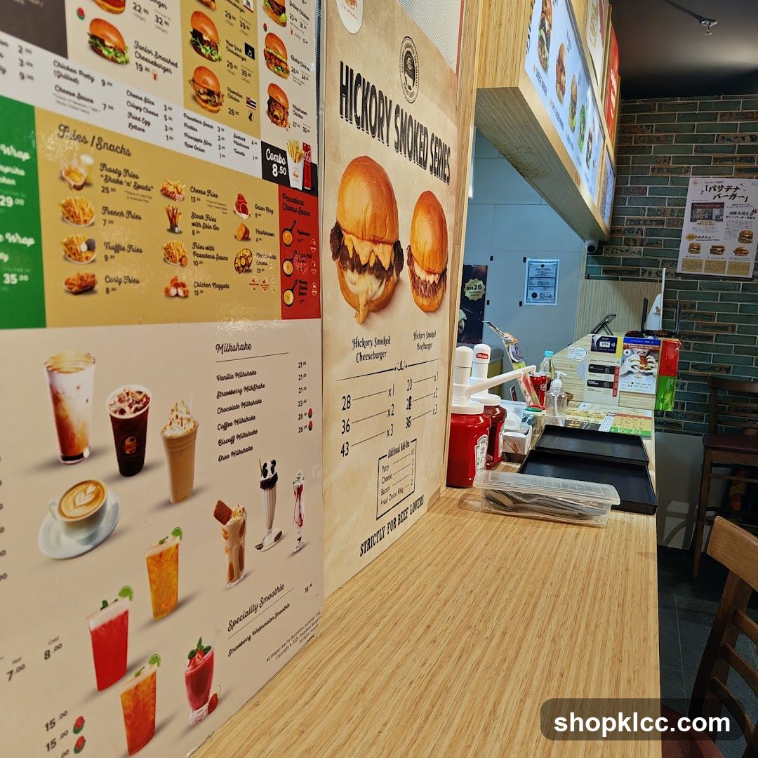 Menu and Counter