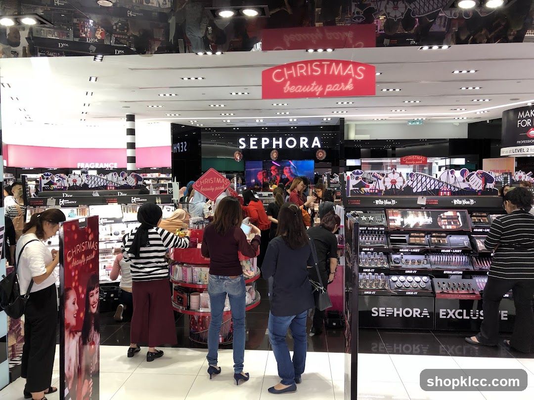 Sephora Christmas Beauty Park Interior