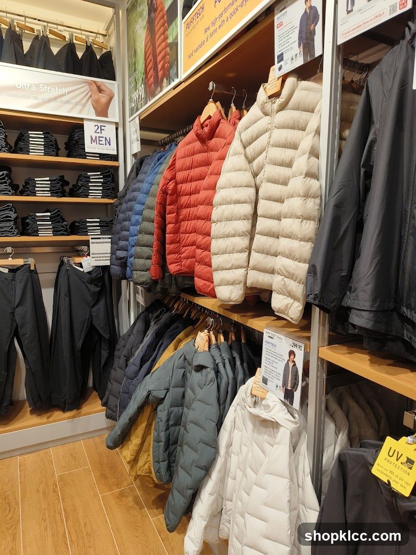 Men's Clothing Display