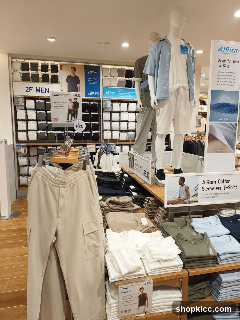 Men's Clothing Section Interior