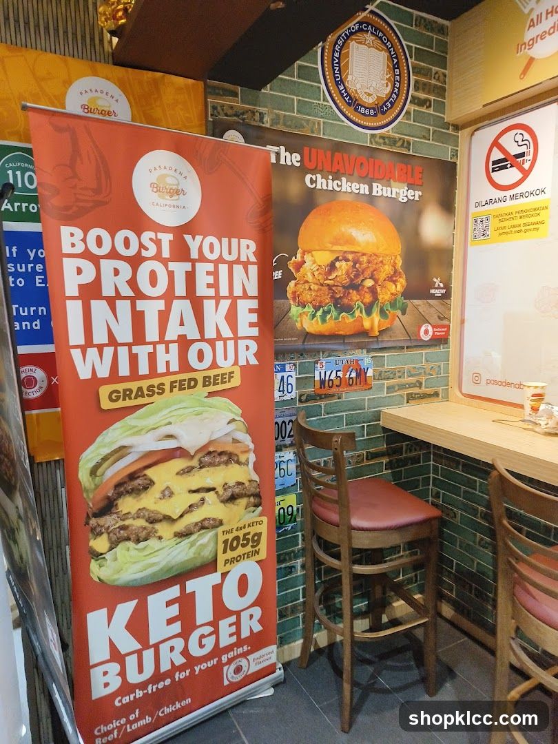 Pasadena Burger Advertisement