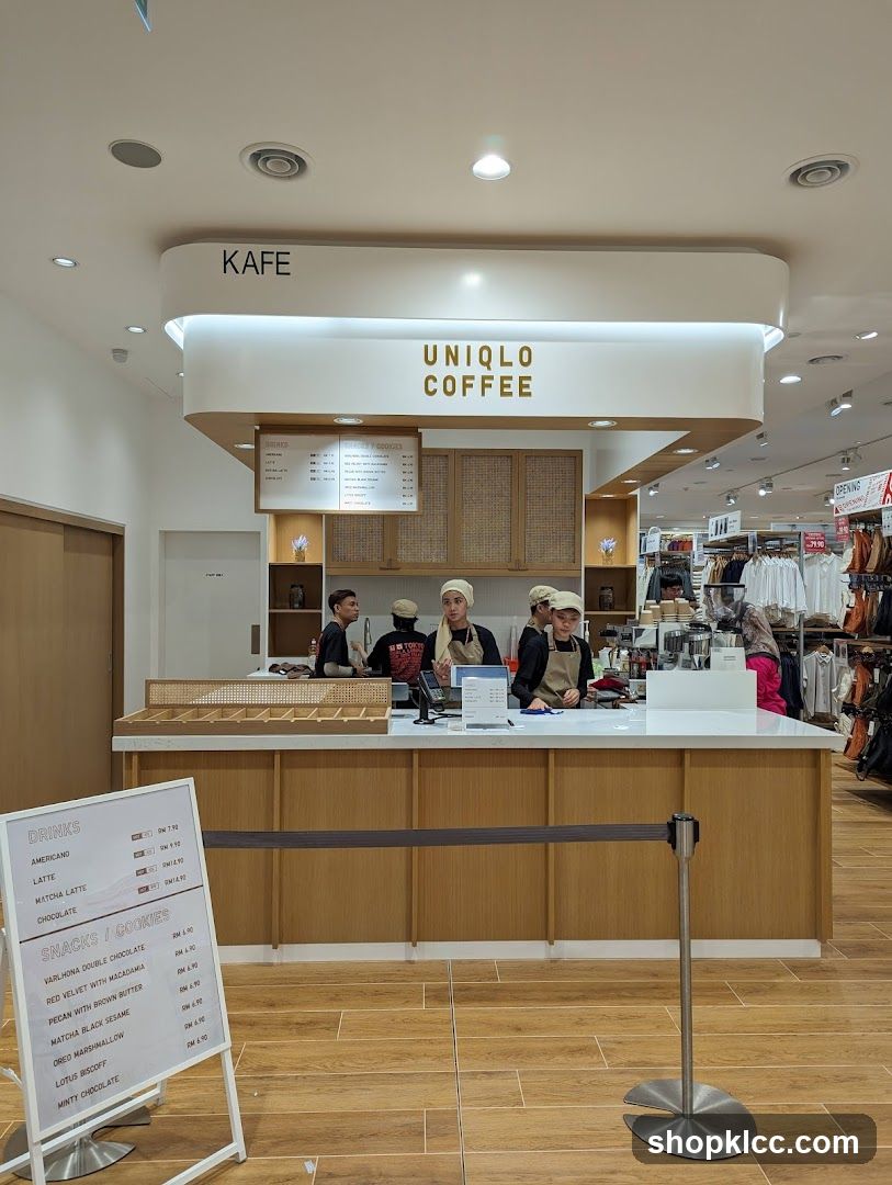 Uniqlo Coffee Shop Interior