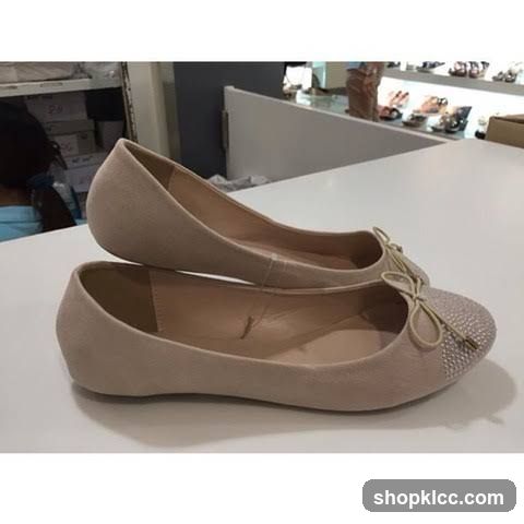 Beige Ballet Flats