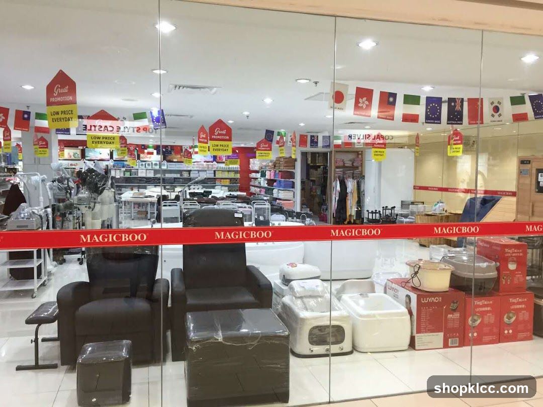 Interior of MagicBoo Store