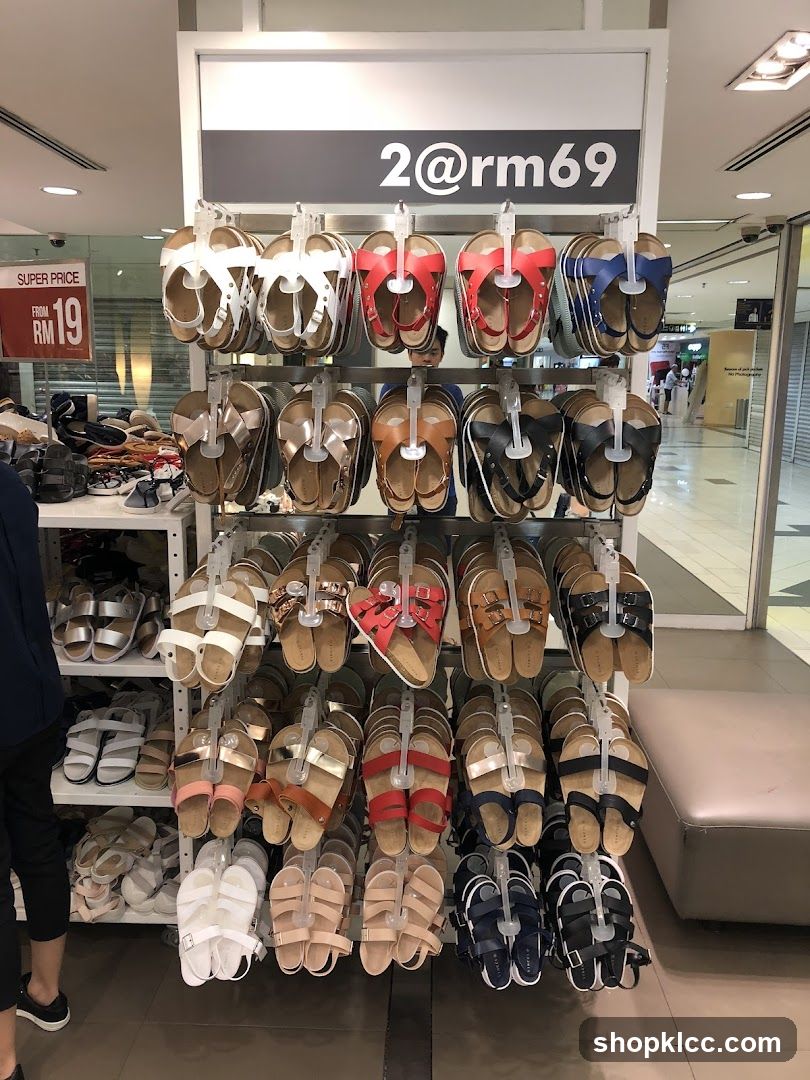 Sandals Display