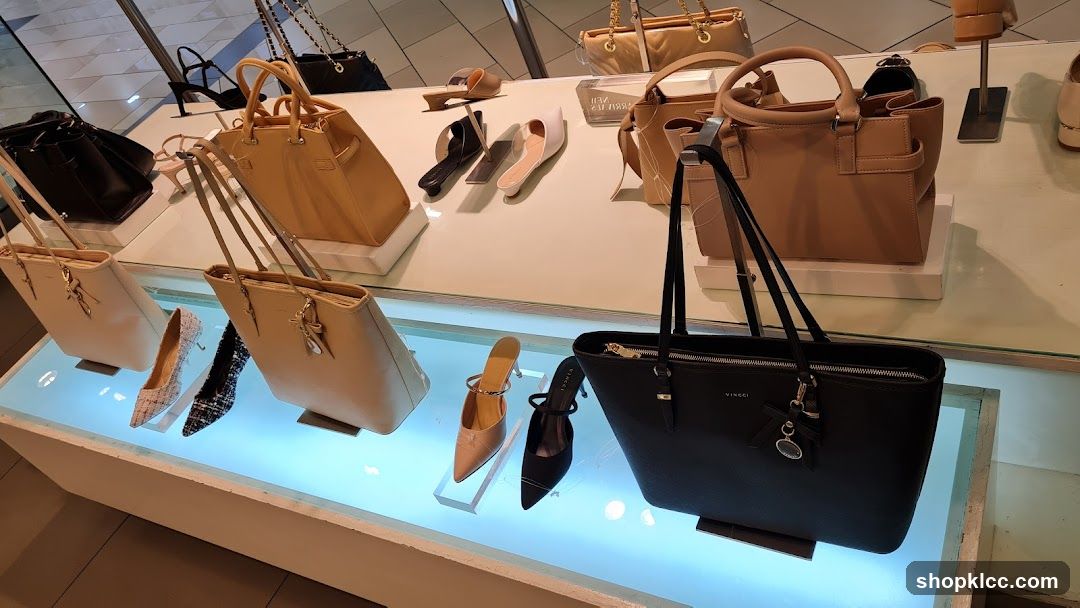 Handbags and Shoes Display