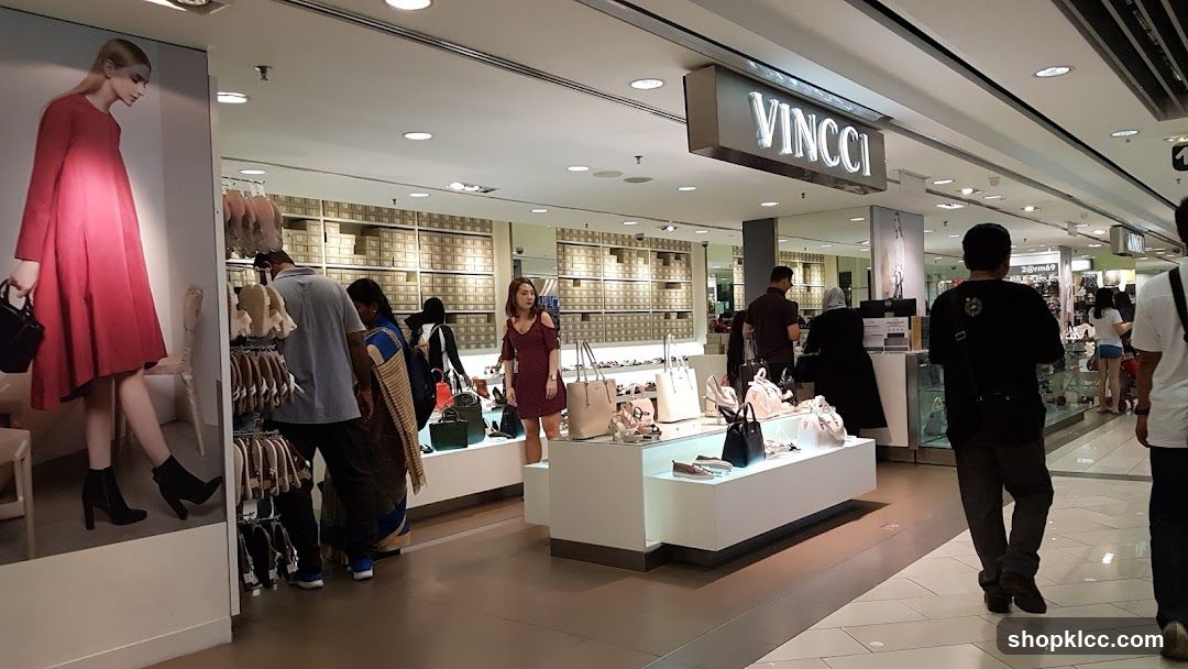 Shoe and handbag store interior