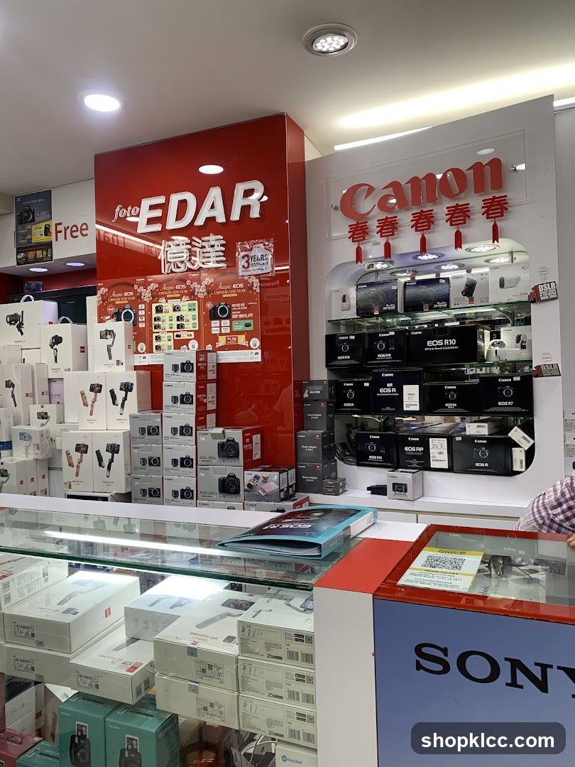 Electronics Store Interior