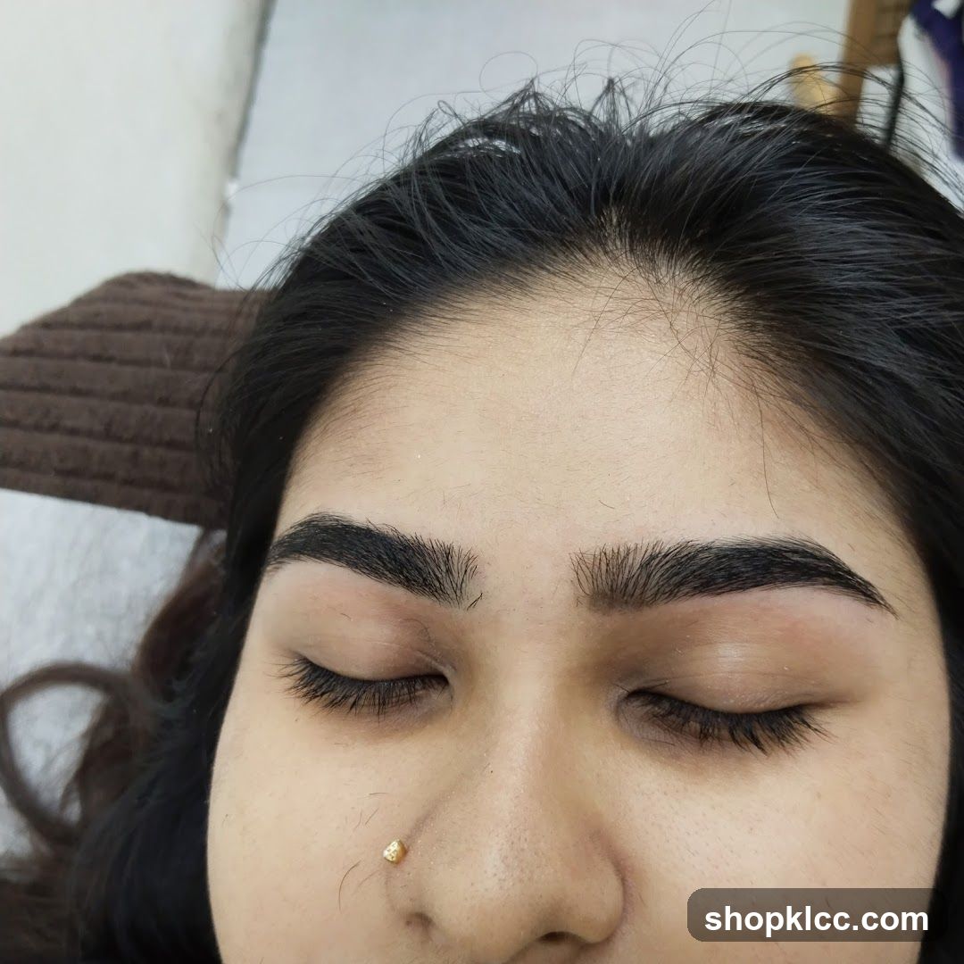 Close-up of a person's face with closed eyes