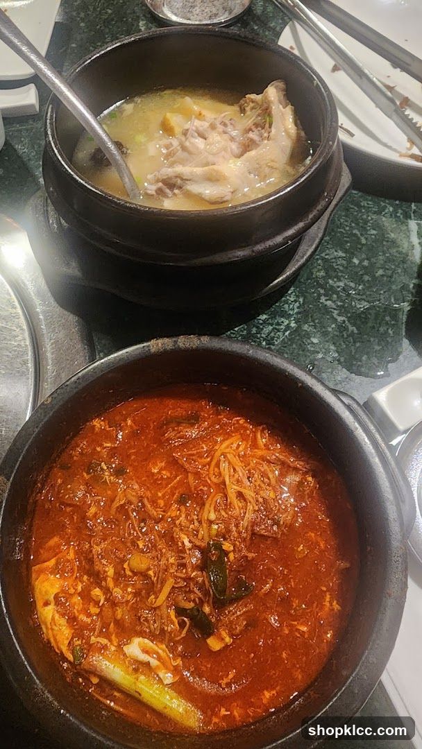 Korean Dishes in Stone Pots