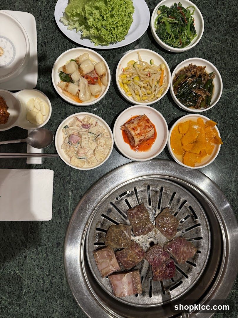 Korean BBQ Table Setting