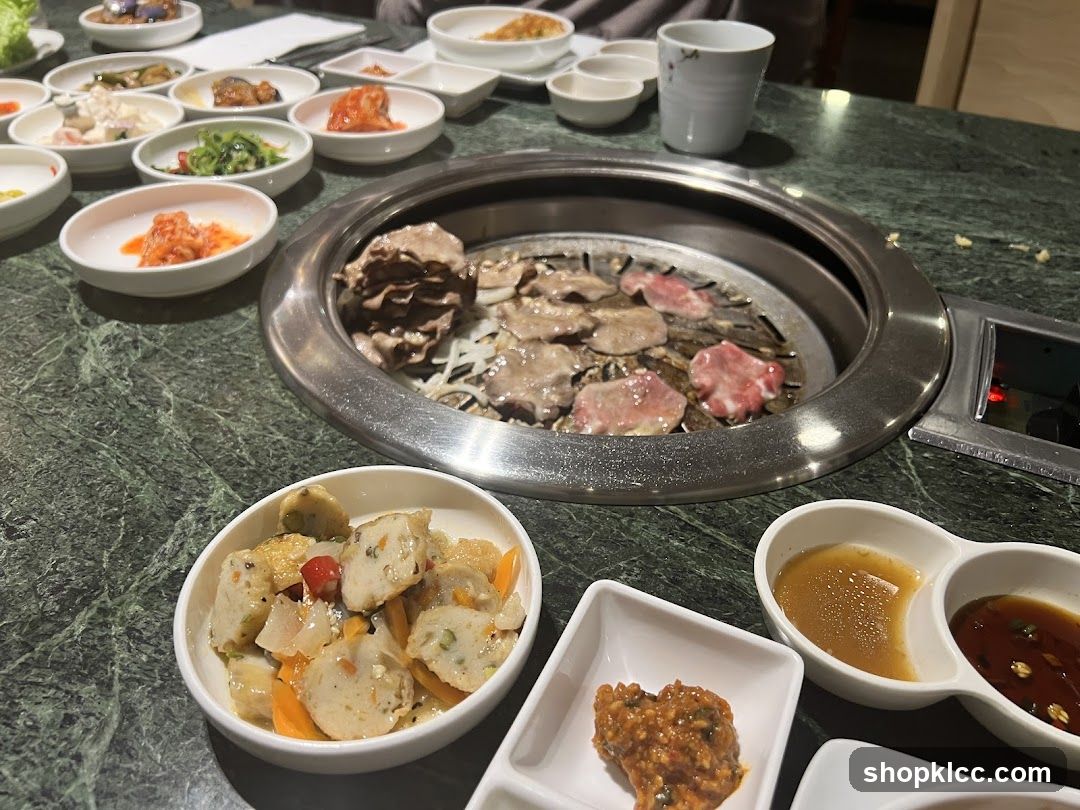 Korean BBQ Table Setting
