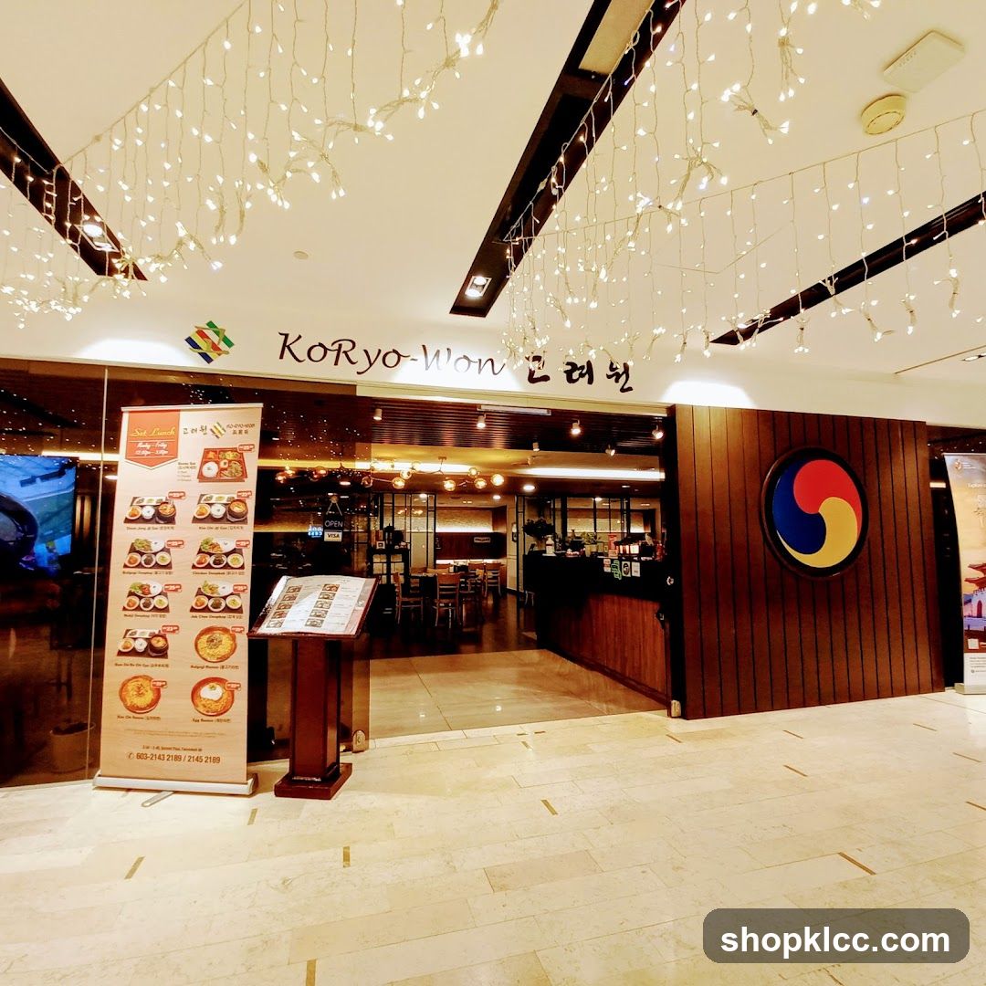 Koryo-Won Restaurant Entrance
